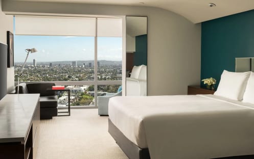 One King Bed Sunset Boulevard View